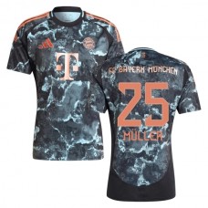 FC Bayern München Müller 25 Vieraspelipaita 2024-25 Jalkapallo Pelipaidat Peliasut