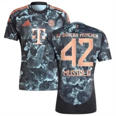 FC Bayern München Musiala 42 Vieraspelipaita 2024-25 Jalkapallo Pelipaidat Peliasut