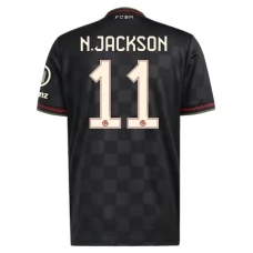 FC Bayern München N.Jackson 11 Kolmas Pelipaita 2025-26 Jalkapallo Pelipaidat Peliasut