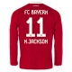 FC Bayern München N.Jackson 11 Kotipaita 2026-27 Pelipaita Long Sleeve