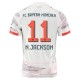 FC Bayern München N.Jackson 11 Vieraspelipaita 2025-26 Jalkapallo Pelipaidat Peliasut