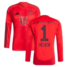 FC Bayern München Neuer 1 Kotipelipaita 2024-25 Jalkapallo Pelipaidat Peliasut(L/S)