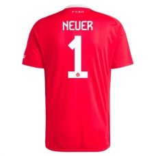 FC Bayern München Neuer 1 Maalivahdin Vieraspelipaita 2025-26 Jalkapallo Pelipaidat Peliasut