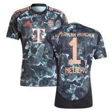 FC Bayern München Neuer 1 Vieraspelipaita 2024-25 Jalkapallo Pelipaidat Peliasut