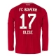 FC Bayern München Olise 17 Kotipaita 2026-27 Pelipaita Long Sleeve