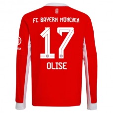 FC Bayern München Olise 17 Kotipelipaita 2025-26 Jalkapallo Pelipaidat Peliasut(L/S)
