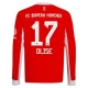 FC Bayern München Olise 17 Kotipelipaita 2025-26 Jalkapallo Pelipaidat Peliasut(L/S)
