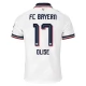 FC Bayern München Olise 17 Vieraspaita 2026-27 Pelipaita