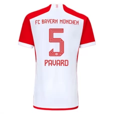 FC Bayern München Pavard 5 Kotipelipaita 2023-24 Jalkapallo Pelipaidat Peliasut