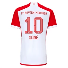 FC Bayern München Sané 10 Kotipelipaita 2023-24 Jalkapallo Pelipaidat Peliasut