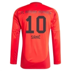 FC Bayern München Sané 10 Kotipelipaita 2024-25 Jalkapallo Pelipaidat Peliasut(L/S)