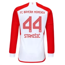 FC Bayern München Stanišić 44 Kotipelipaita 2023-24 Jalkapallo Pelipaidat Peliasut(L/S)