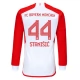 FC Bayern München Stanišić 44 Kotipelipaita 2023-24 Jalkapallo Pelipaidat Peliasut(L/S)