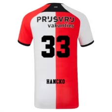 Feyenoord Hancko 33 Kotipelipaita 2024-25 Jalkapallo Pelipaidat Peliasut