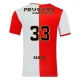Feyenoord Hancko 33 Kotipelipaita 2025-26 Jalkapallo Pelipaidat Peliasut