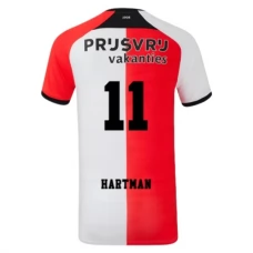 Feyenoord Hartman 11 Kotipelipaita 2024-25 Jalkapallo Pelipaidat Peliasut