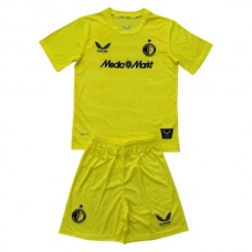 Feyenoord Maalivahdin Lasten Kotipelipaita 2025-26 Jalkapallo Pelipaidat Peliasut