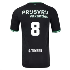 Feyenoord Q.Timber 8 Vieraspelipaita 2024-25 Jalkapallo Pelipaidat Peliasut