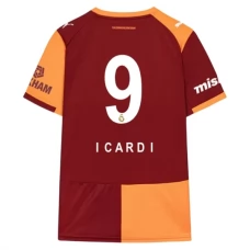 Galatasaray SK Icardi 9 Kotipelipaita 2025-26 Jalkapallo Pelipaidat Peliasut