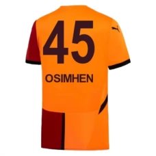Galatasaray SK Osimhen 45 Kotipelipaita 2024-25 Jalkapallo Pelipaidat Peliasut