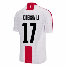 Georgia Kiteishvili 17 Kotipelipaita EM 2024 Jalkapallo Pelipaidat Peliasut