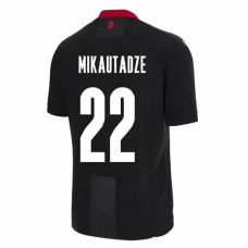 Georgia Mikautadze 22 Vieraspelipaita EM 2024 Jalkapallo Pelipaidat Peliasut