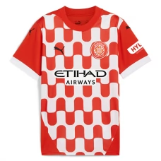Girona FC Kotipelipaita 2024-25 Jalkapallo Pelipaidat Peliasut