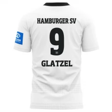 Hamburger SV Glatzel 9 Kotipelipaita 2024-25 Jalkapallo Pelipaidat Peliasut