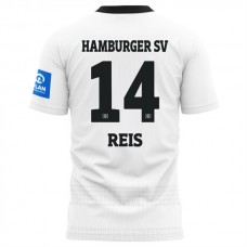 Hamburger SV Reis 14 Kotipelipaita 2024-25 Jalkapallo Pelipaidat Peliasut
