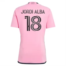 Inter Miami CF Jordi Alba 18 Kotipelipaita 2024-25 Jalkapallo Pelipaidat Peliasut