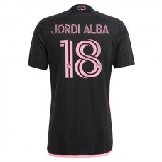 Inter Miami CF Jordi Alba 18 Vieraspelipaita 2024-25 Jalkapallo Pelipaidat Peliasut