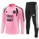 Inter Miami CF Lasten Tracksuit 2026-27 - 1-4 Zip Vaaleanpunainen