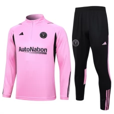 Inter Miami CF Lasten Verryttelypuku 2023-24 - 1-4 Zip Vaaleanpunainen