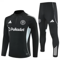Inter Miami CF Lasten Verryttelypuku 2025-26 - 1-4 Zip Musta