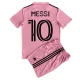 Inter Miami CF Messi 10 Lasten Kotipelipaita 2023-24 Jalkapallo Pelipaidat Peliasut