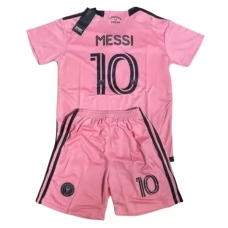 Inter Miami CF Messi 10 Lasten Kotipelipaita 2024-25 Jalkapallo Pelipaidat Peliasut