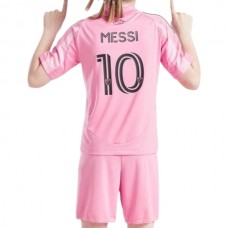Inter Miami CF Messi 10 Lasten Kotipelipaita 2025-26 Jalkapallo Pelipaidat Peliasut