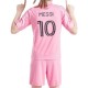 Inter Miami CF Messi 10 Lasten Kotipelipaita 2025-26 Jalkapallo Pelipaidat Peliasut