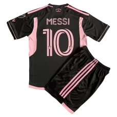 Inter Miami CF Messi 10 Lasten Vieraspelipaita 2023-24 Jalkapallo Pelipaidat Peliasut