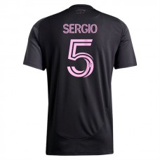 Inter Miami CF Sergio 5 Vieraspelipaita 2025-26 Jalkapallo Pelipaidat Peliasut