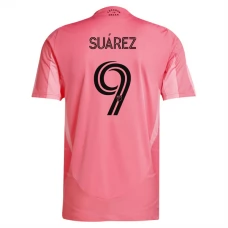 Inter Miami CF Suárez 9 Kotipelipaita 2025-26 Jalkapallo Pelipaidat Peliasut