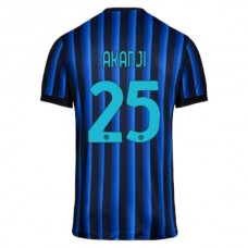 Inter Milan Akanji 25 Kotipelipaita 2025-26 Jalkapallo Pelipaidat Peliasut