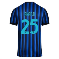 Inter Milan Akanji 25 Kotipelipaita 2025-26 Jalkapallo Pelipaidat Peliasut