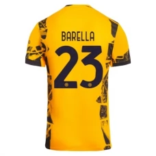 Inter Milan Barella 23 Kolmas Pelipaita 2024-25 Jalkapallo Pelipaidat Peliasut