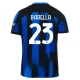 Inter Milan Barella 23 Kotipelipaita 2023-24 Jalkapallo Pelipaidat Peliasut