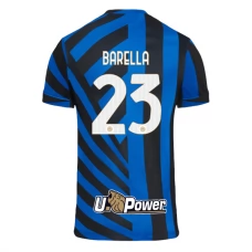 Inter Milan Barella 23 Kotipelipaita 2024-25 Jalkapallo Pelipaidat Peliasut