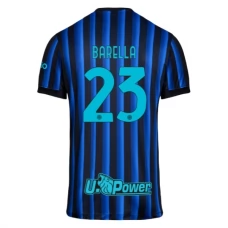 Inter Milan Barella 23 Kotipelipaita 2025-26 Jalkapallo Pelipaidat Peliasut