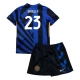 Inter Milan Barella 23 Lasten Kotipelipaita 2024-25 Jalkapallo Pelipaidat Peliasut