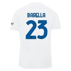 Inter Milan Barella 23 Vieraspelipaita 2023-24 Jalkapallo Pelipaidat Peliasut