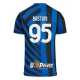 Inter Milan Bastoni 95 Kotipelipaita 2024-25 Jalkapallo Pelipaidat Peliasut